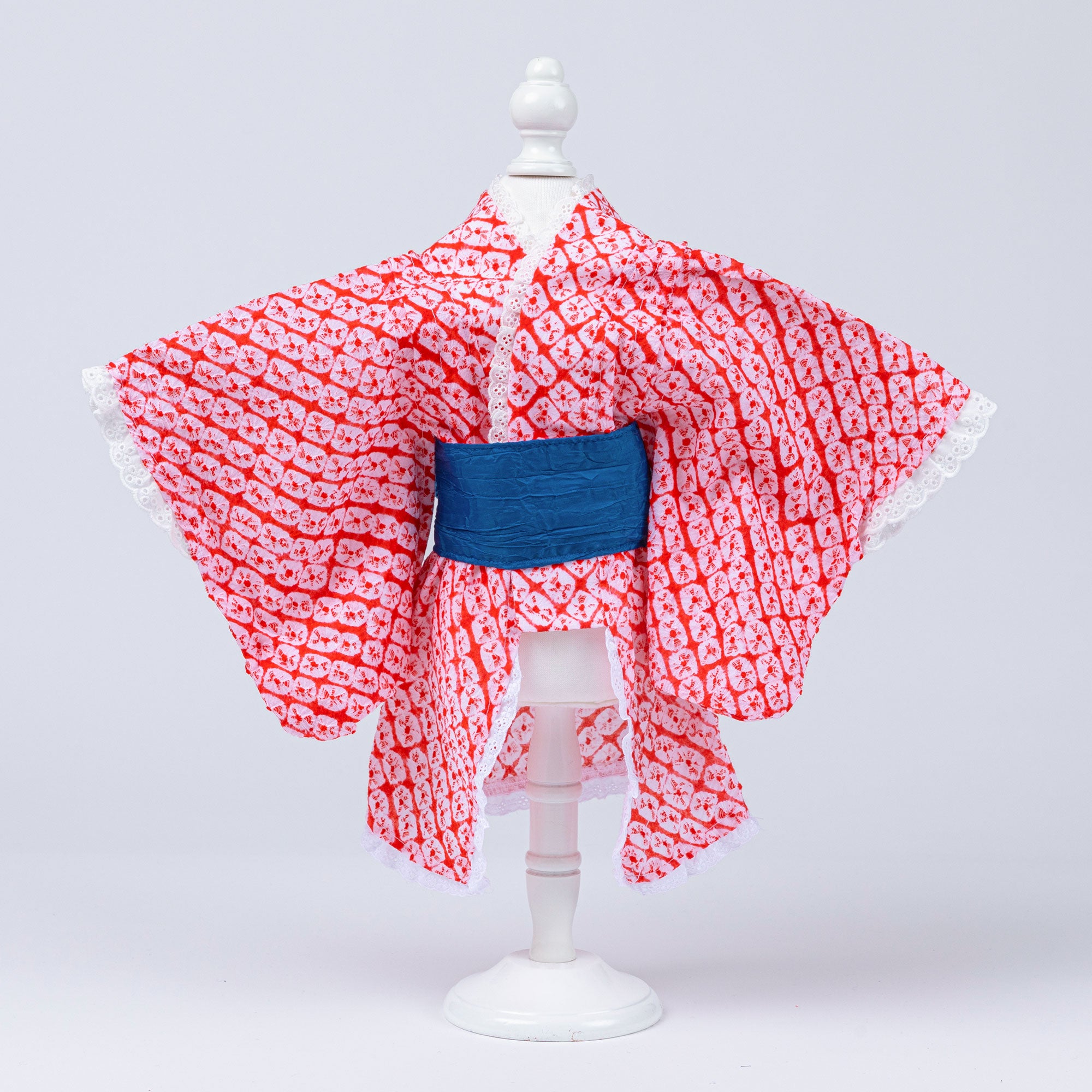 藤娘 きぬたや絞り 浴衣／紅 – ONE×ONE KYOTO